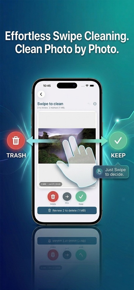 Whittle storage cleaner screen